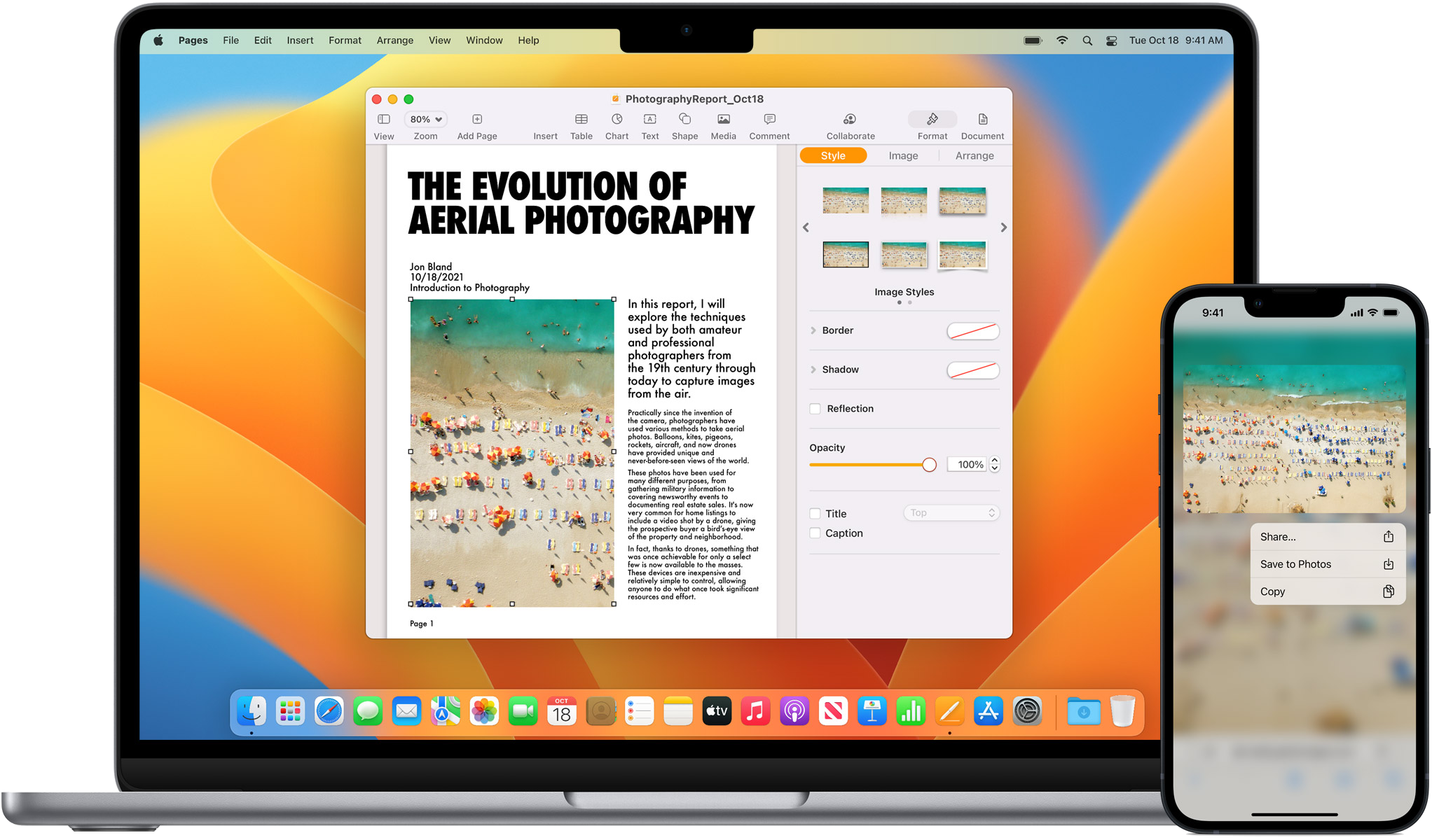 Afritaðu á milli tækja