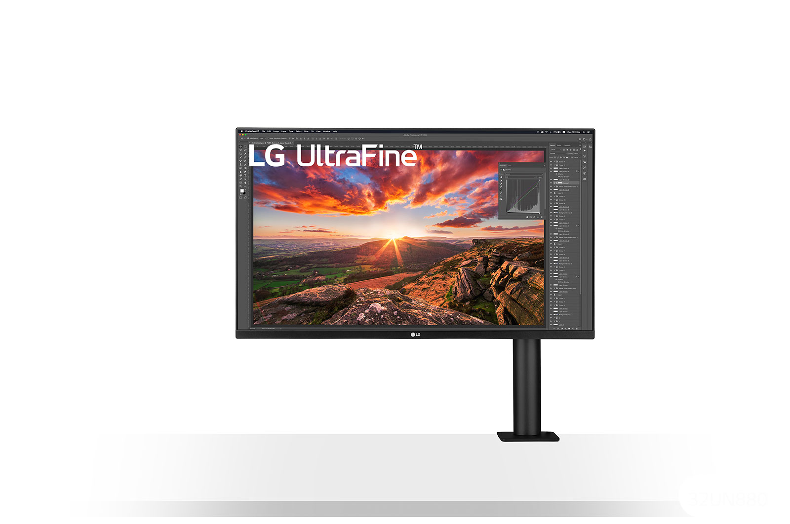 LG 32" UltraFine Ergo 3840 x 2160 IPS skjár