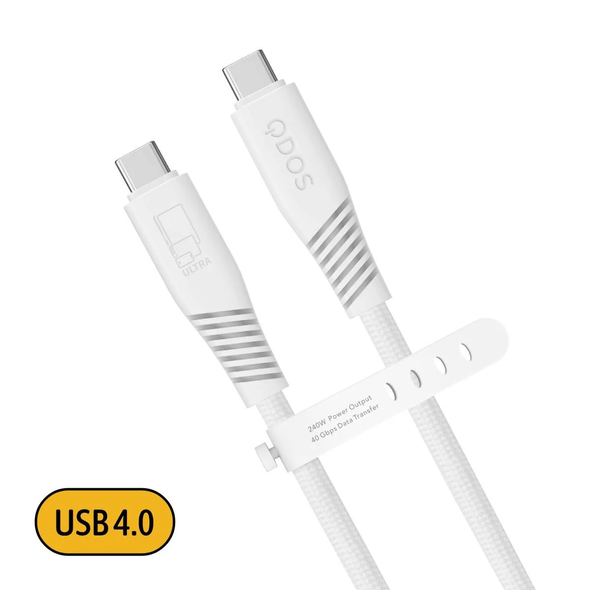 PowerMotion Ultra 240W White USB-C 2m