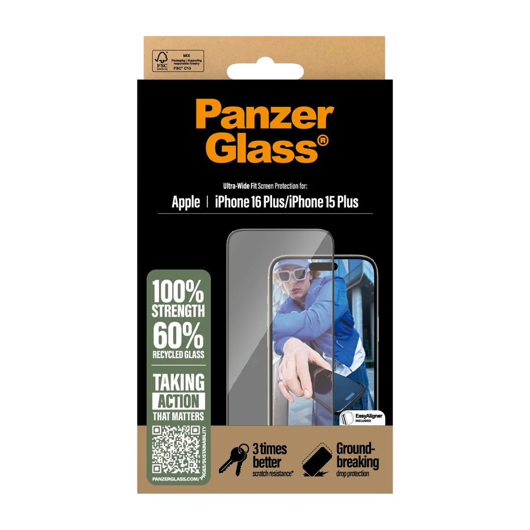 PanzerGlass iPhone 15 Plus/16 Plus