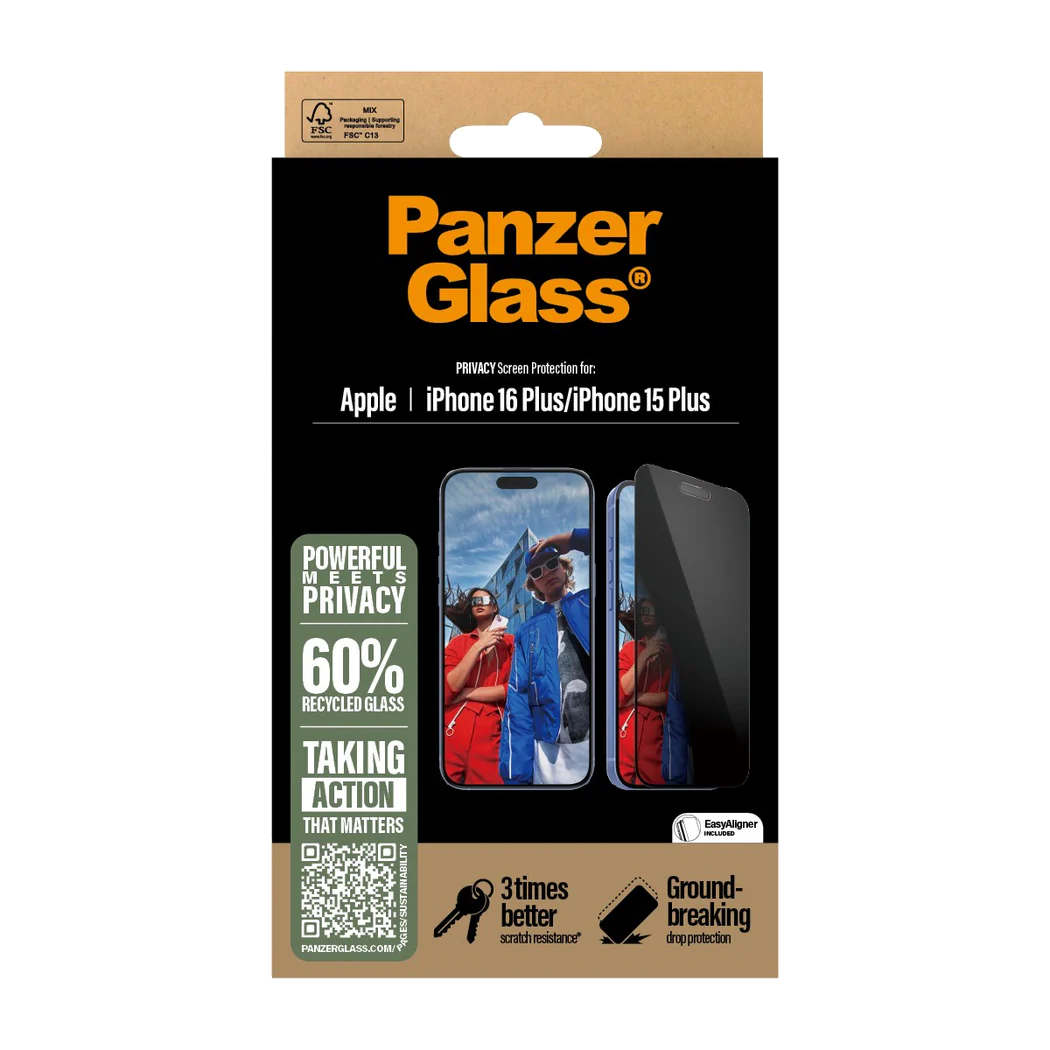 PanzerGlass iPhone 16 Plus Privacy