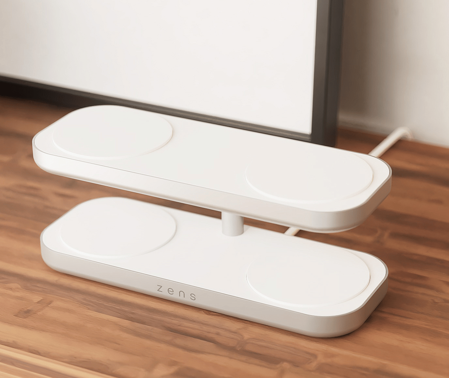 Zens Quattro Wireless Charger Pro 4 White