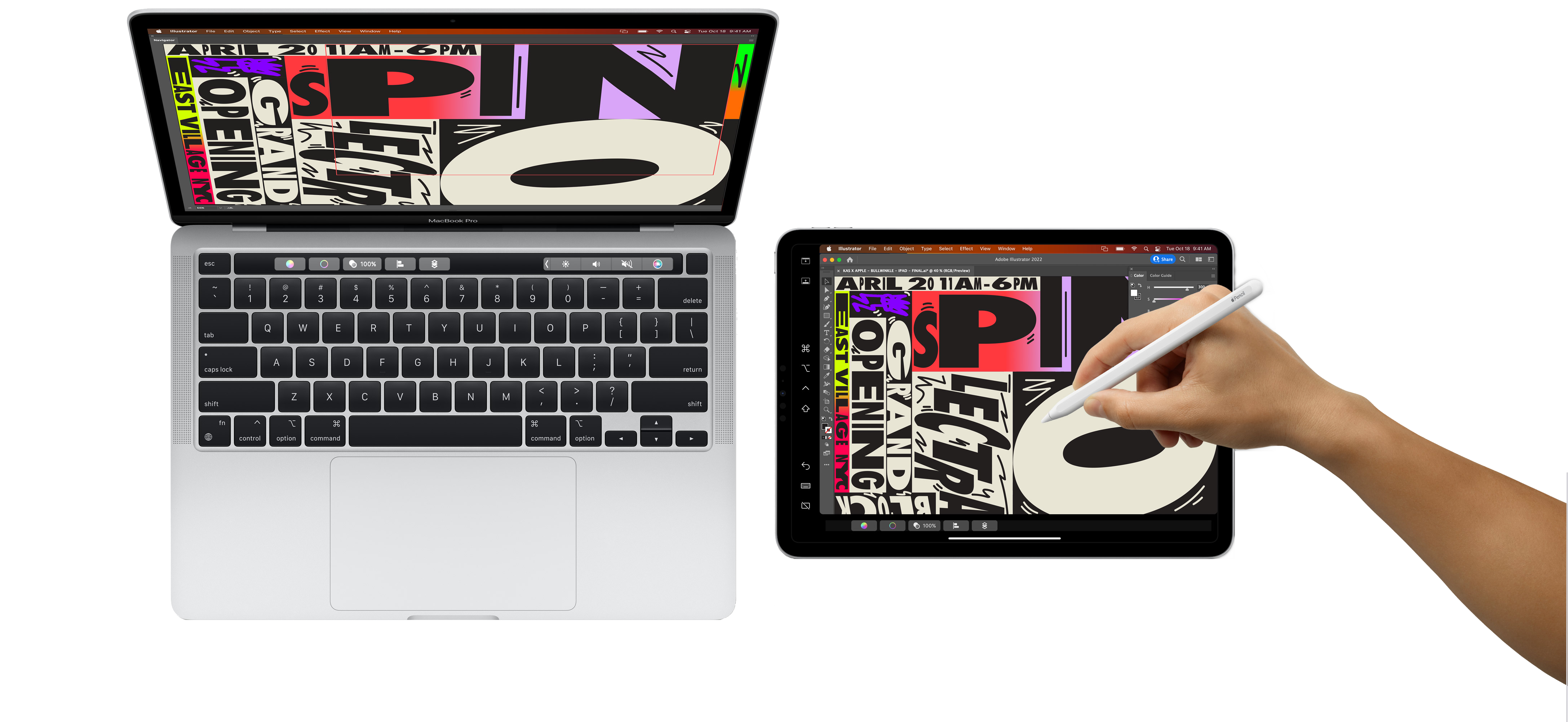 Skjáborðið þitt, á iPad.