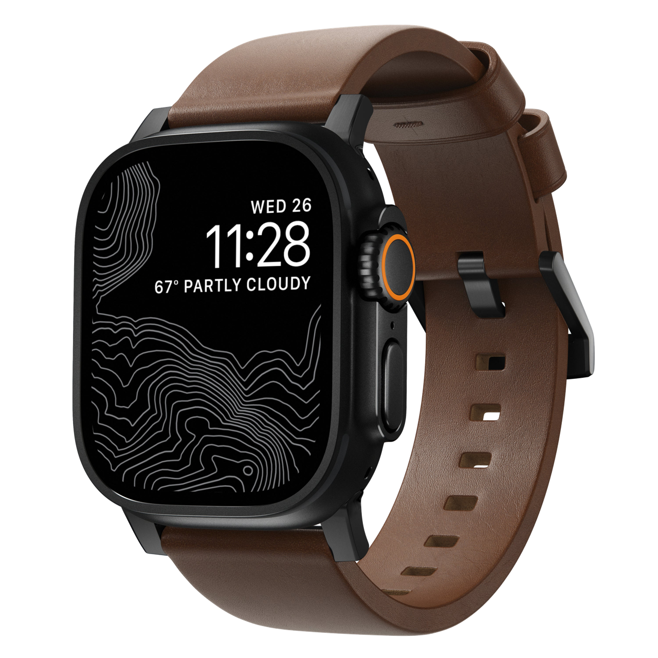 Nomad Modern Horween Leather Band