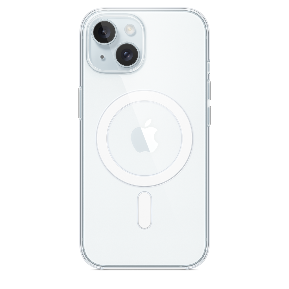 iPhone 15 glært hulstur með MagSafe